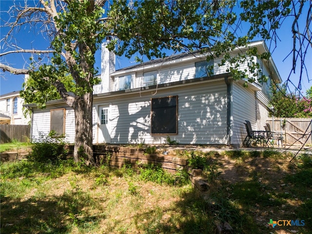 view of rear view of property