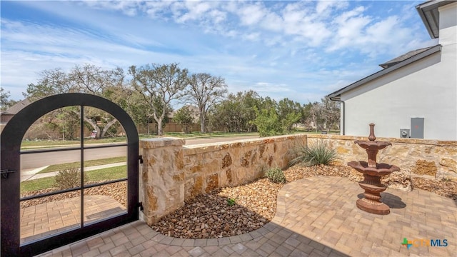 view of patio