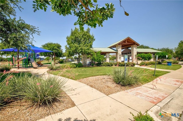 775 Spectrum Dr, New Braunfels, TX 78130 - view of community with a lawn