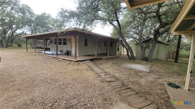 view of side of property