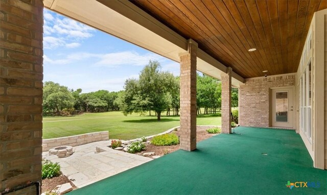2901 Chisholm Trl, Salado, TX 76571 - view of patio