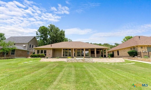 2901 Chisholm Trl, Salado, TX 76571 - back of house featuring a yard