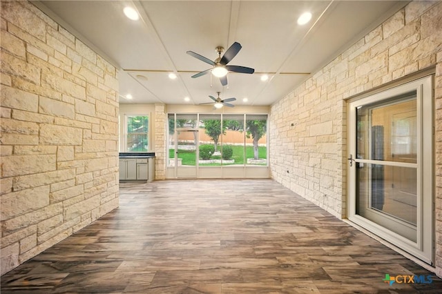1127 Redleaf Dr, Nolanville, TX 76559 - view of patio featuring ceiling fan