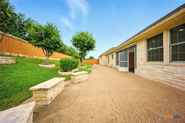 1127 Redleaf Dr, Nolanville, TX 76559 - view of yard with a patio area