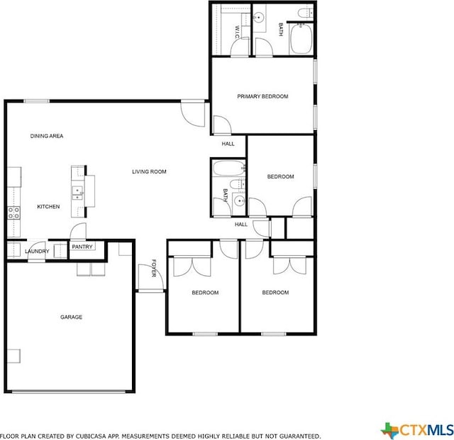 2617 Turning Creek St, Temple, TX 76504 - view of property floor plan