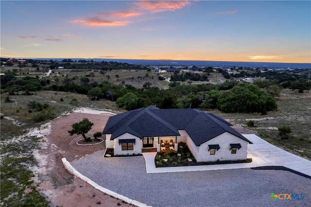 438 Cedar Mountain Dr, Marble Falls, TX 78654 - view of aerial view at dusk