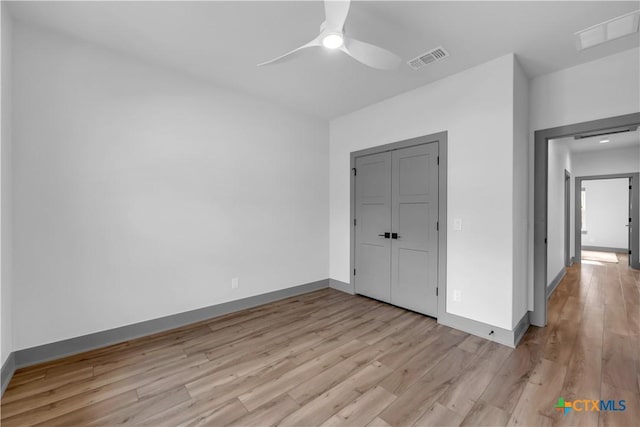 438 Cedar Mountain Dr, Marble Falls, TX 78654 - unfurnished bedroom featuring light wood finished floors and baseboards