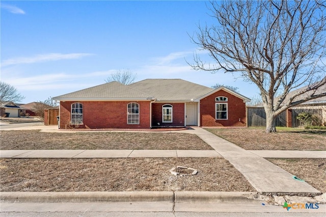 view of ranch-style home