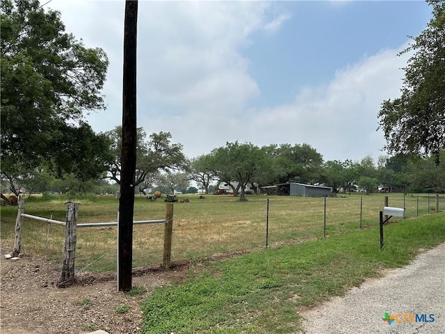 725 Post Oak Rd, Goliad, TX 77963 - view of yard with a rural view