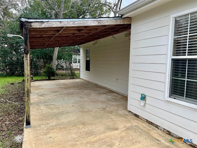 view of patio