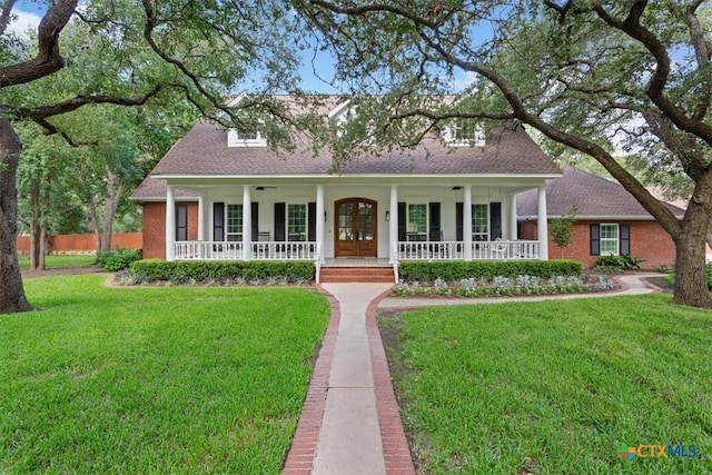 11421 Somerville Dr, Temple, TX 76502 - cape cod home featuring covered porch and a shingled roof