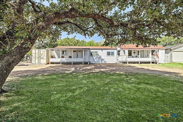3656 Fm 2657, Copperas Cove, TX 76539 - manufactured / mobile home featuring a porch and a front yard