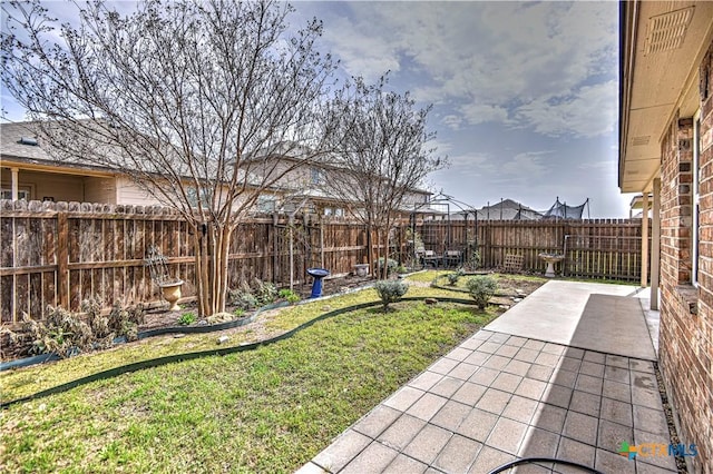 6826 Ambrose Cir, Temple, TX 76502 - fenced backyard with a patio