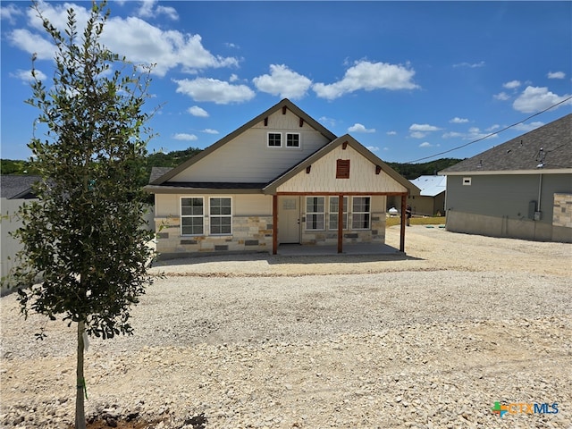 view of rear view of house