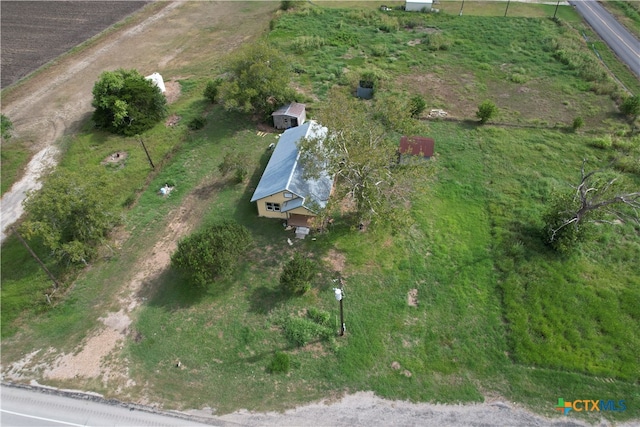 drone / aerial view featuring a rural view