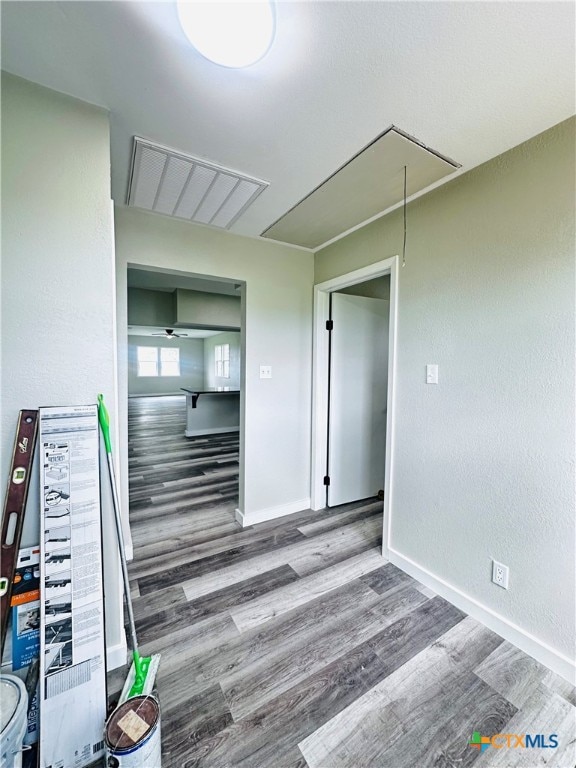 interior space featuring hardwood / wood-style flooring