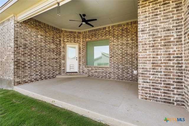 2027 Butternut Rd, Temple, TX 76502 - view of patio with ceiling fan