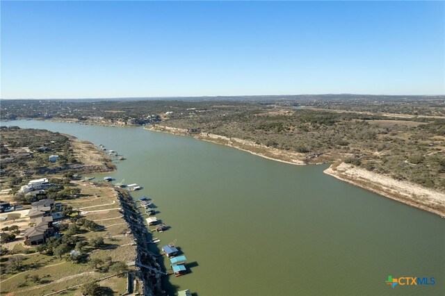 2803 American Dr, Lago Vista, TX 78645 - bird's eye view with a water view