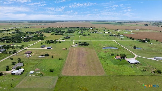 99 N Seakist Ln, Port Lavaca, TX 77979 - aerial view of property and surrounding area featuring rural landscape
