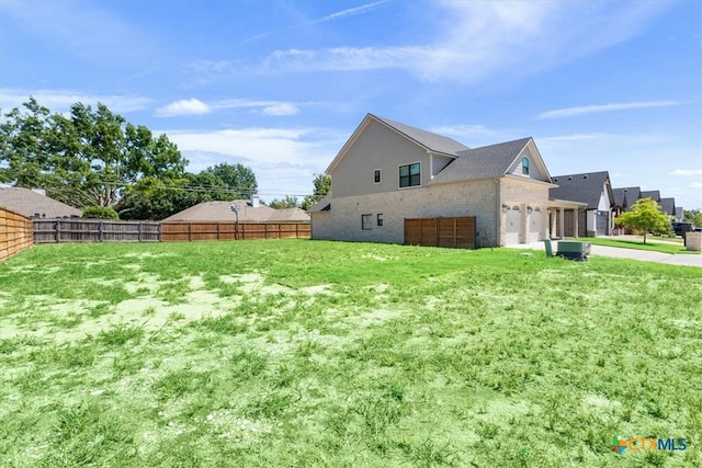 view of home's exterior with a garage