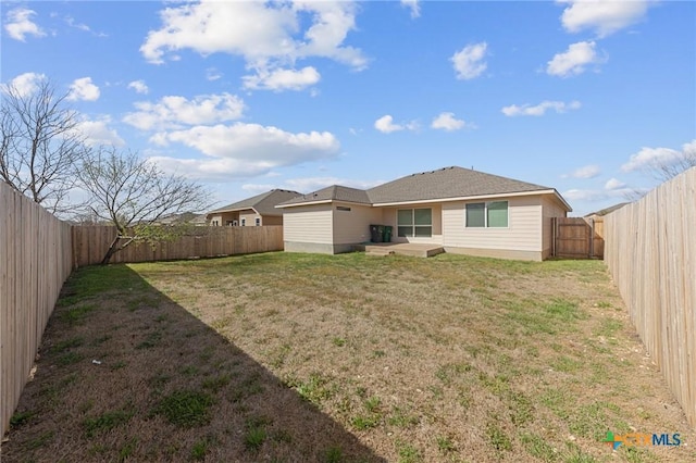 8003 Bridgepointe Dr, Temple, TX 76502 - back of house with a lawn, a patio, and a fenced backyard
