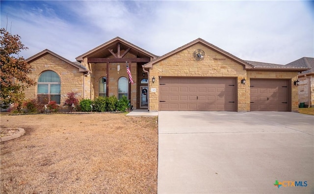 ranch-style house with a garage