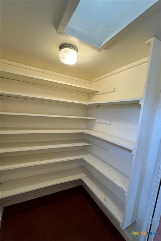 view of storage room