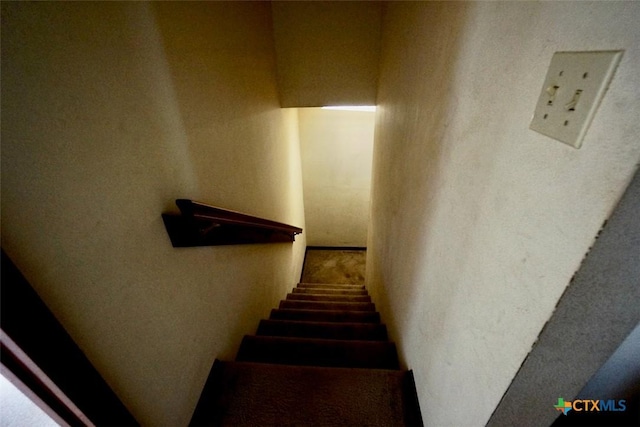 view of stairs