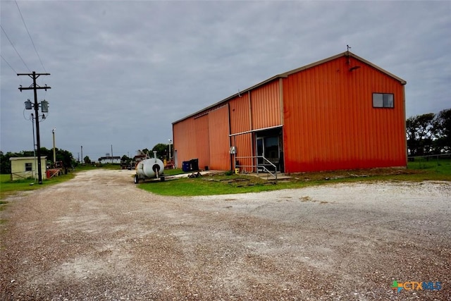 view of outbuilding