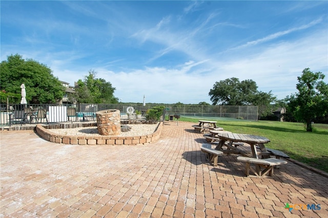 view of patio