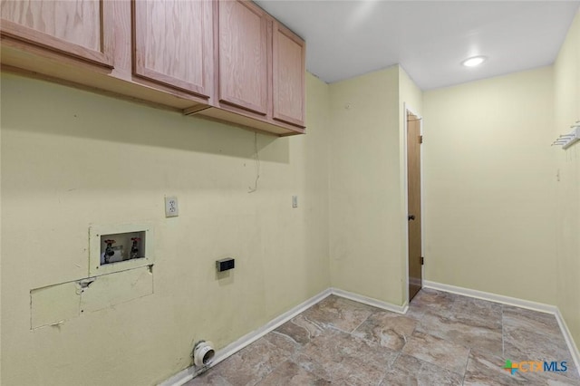 3002 Arrowhead Dr, Temple, TX 76502 - laundry area with cabinet space, hookup for a washing machine, and baseboards