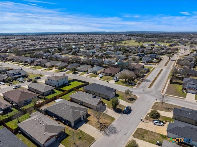 drone / aerial view featuring a residential view