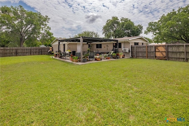 501 Hathaway St, Victoria, TX 77904 - fenced backyard with a patio