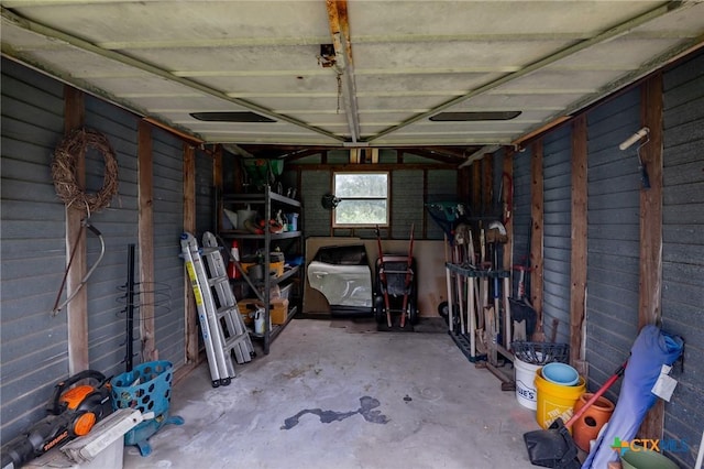 501 Hathaway St, Victoria, TX 77904 - storage area featuring a garage