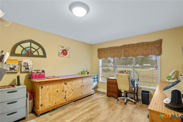 501 Hathaway St, Victoria, TX 77904 - office with wood finished floors and baseboards