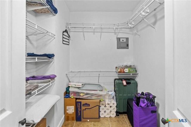 501 Hathaway St, Victoria, TX 77904 - walk in closet with tile patterned floors and electric panel