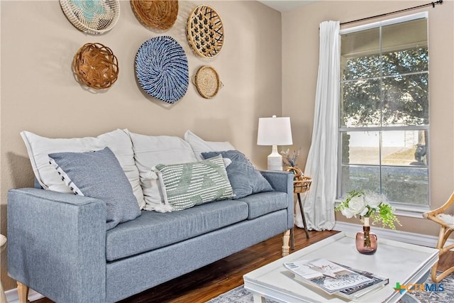 229 Rocky Ridge Dr, New Braunfels, TX 78130 - living area with wood finished floors