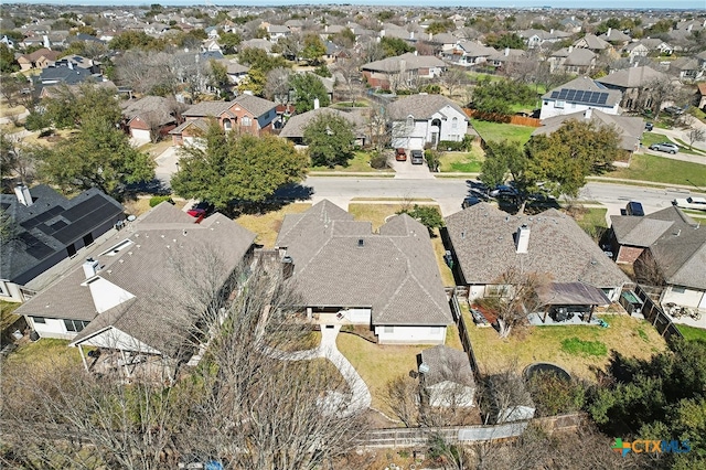 drone / aerial view featuring a residential view