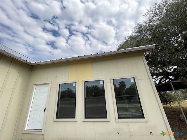 view of side of home