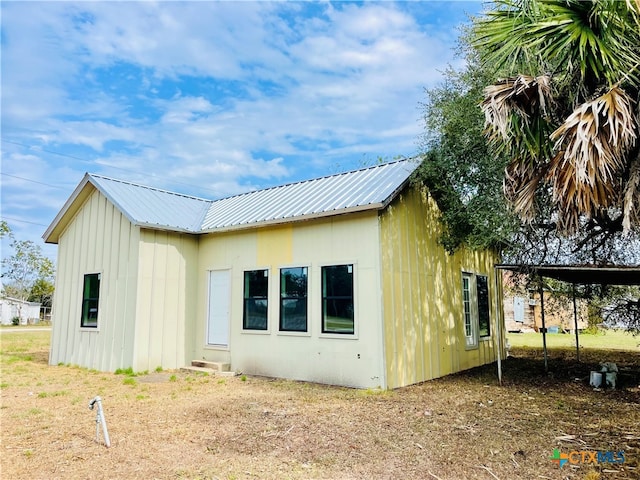 view of side of property