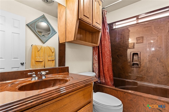 2004 Excel Dr, Killeen, TX 76542 - bathroom with vanity and shower / bath combination with curtain