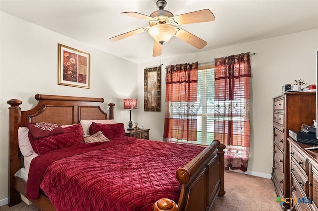 2004 Excel Dr, Killeen, TX 76542 - carpeted bedroom featuring baseboards and a ceiling fan