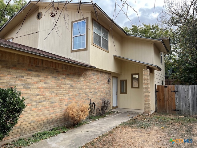 view of back of property