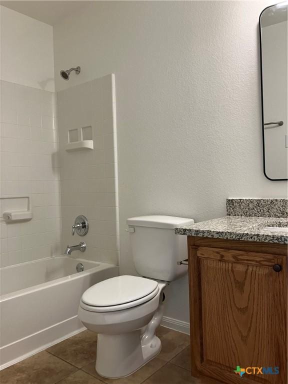 512 Constellation Dr, Killeen, TX 76542 - bathroom with tile patterned floors, shower / tub combination, and vanity