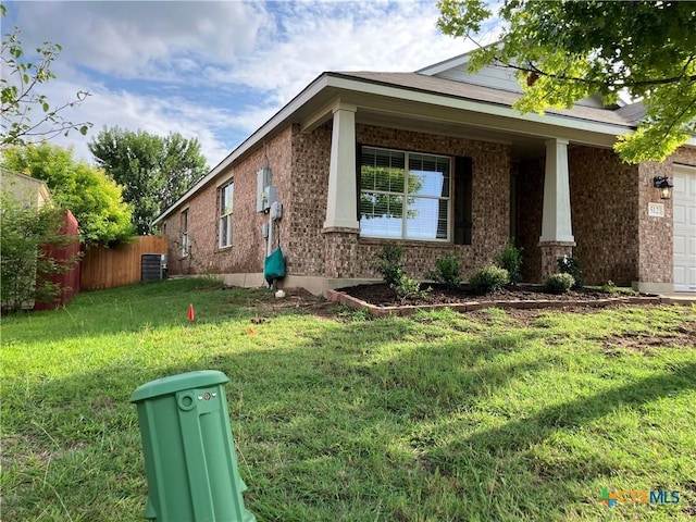 512 Constellation Dr, Killeen, TX 76542 - view of front of property with brick siding and a garage