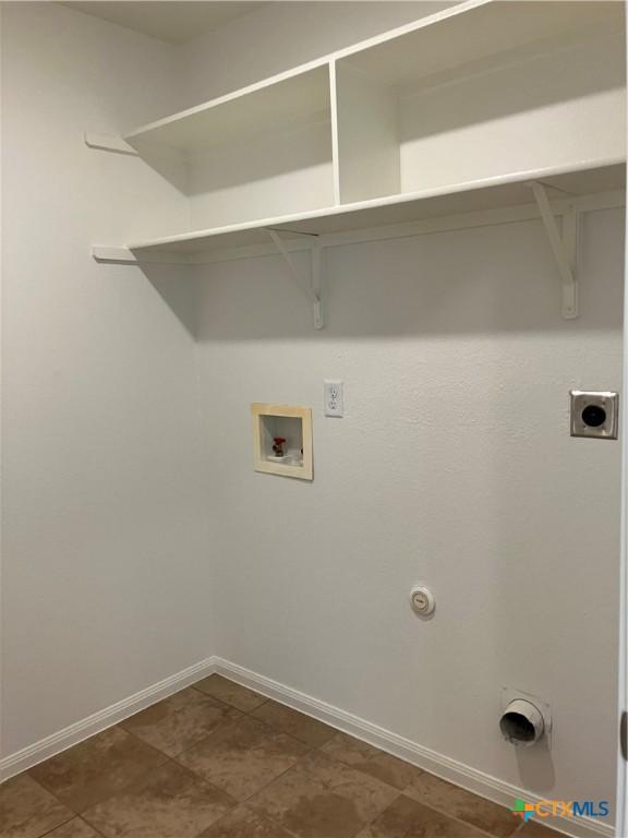 512 Constellation Dr, Killeen, TX 76542 - washroom with washer hookup, gas dryer hookup, and hookup for an electric dryer