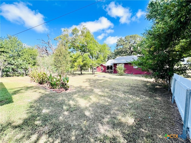 view of yard