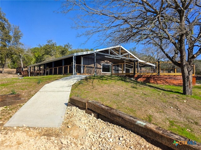 view of front of home