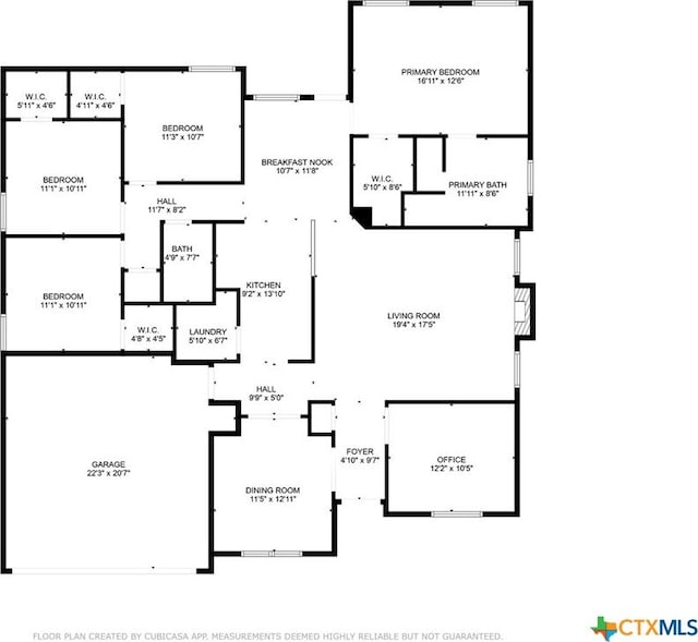1536 Justice Dr, Copperas Cove, TX 76522 - view of home floor plan