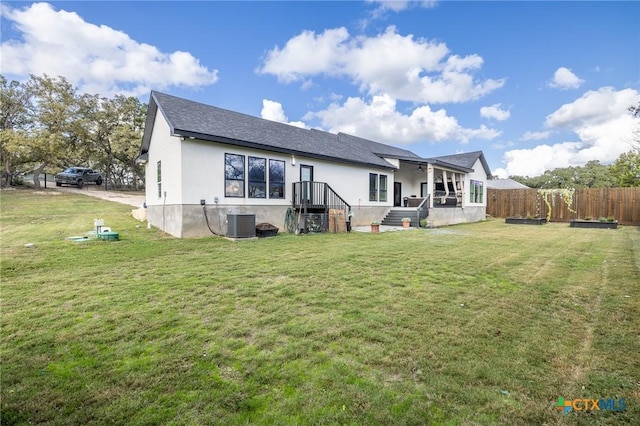 1428 Springwater, Canyon Lake, TX 78133 - back of house featuring stucco siding and a shingled roof